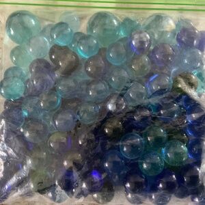 Vintage & Modern Glass Marbles Lot  Over 1.75 lbs  Shooters Included